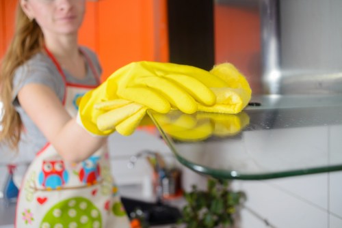 Kitchen and bathroom move out cleaning for a London SE1 property
